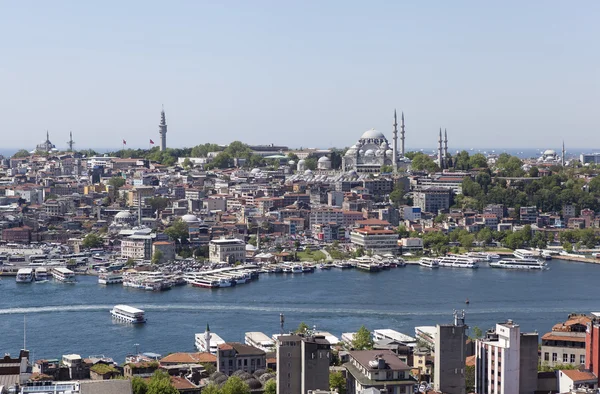 Istanbul, Turecko - 11 května 2015: Fotografie z pohledu z Istanbulu. — Stock fotografie