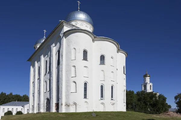 圣乔治大教堂圣乔治修道院。韦利基·诺夫哥罗德 — 图库照片