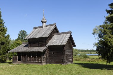 Velikiy Novgorod. Vitoslavlitsy. Kletskaya Trinity Kilisesi.