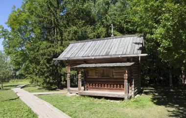 Velikiy Novgorod. Museum of Wooden Architecture Vitoslavlitsy. Peter and Paul's Chapel.