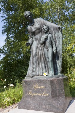 VOSKRESENSKOE, RUSSIA -  AUGUST 08, 2015: Photo of Monument Arina Rodionovna.