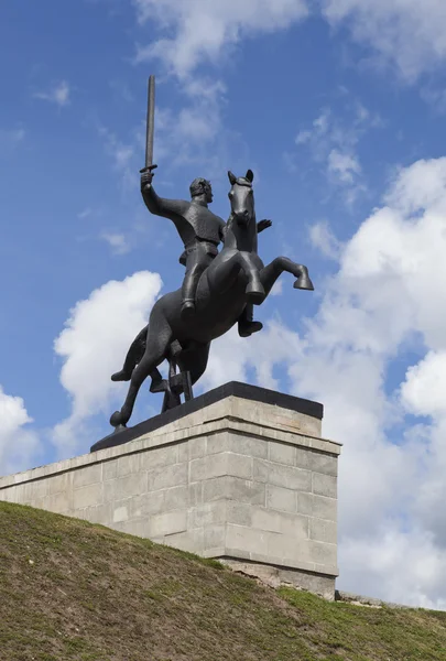 VELIKIY NOVGOROD, RÚSSIA - 08 de agosto de 2015: Foto do Monumento da Vitória . — Fotografia de Stock