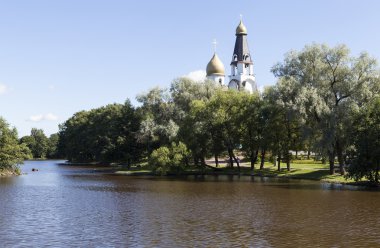 Kilise Aziz Peter ve Paul. Sestroretsk. Rusya.