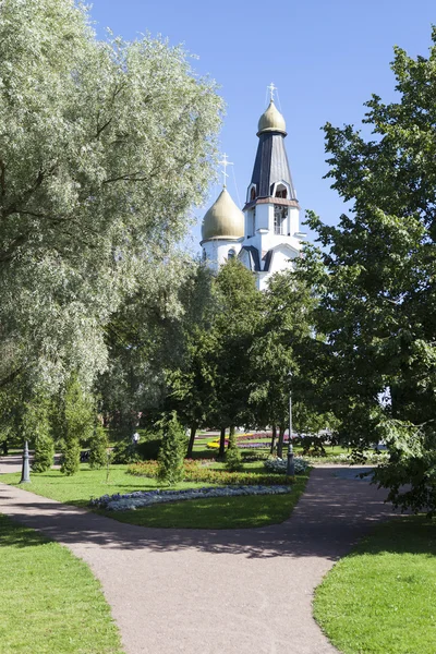 Kirche der Heiligen Petrus und Paulus. sestroretsk. Russland. — Stockfoto