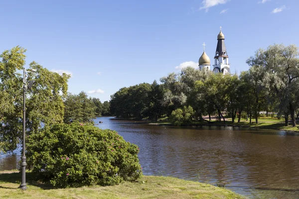 Kościół świętych Piotra i Paul. Sestroretsk. Rosja. — Zdjęcie stockowe