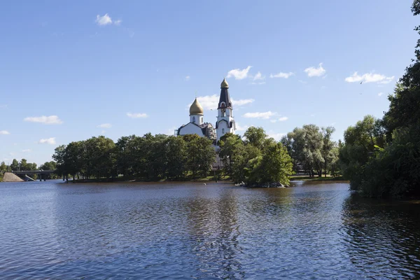 Kerk van Sint Peter en Paul. Sestroretsk. Rusland. — Stockfoto