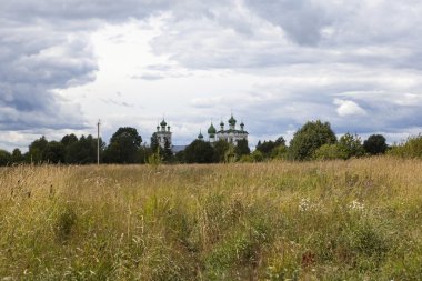 Nicholas Vyazhischsky Manastırı. ö Vyazhischi. Novgorod bölgesi.