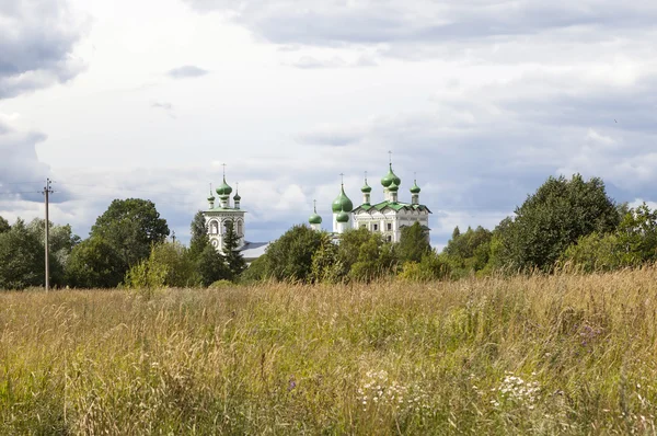 Nicholas Vyazhischsky Manastırı. ö Vyazhischi. Novgorod bölgesi. — Stok fotoğraf