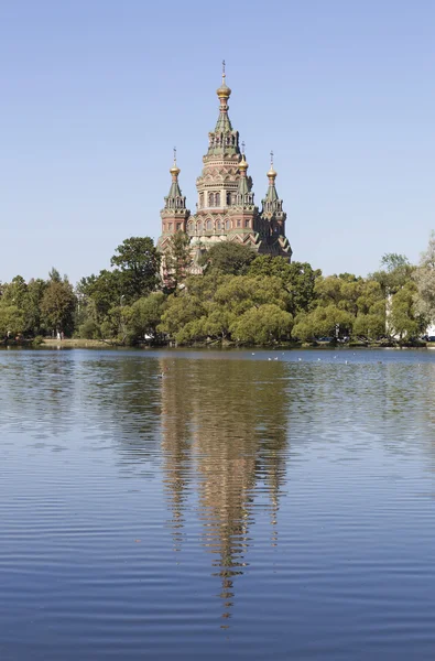 Peter and Paul Cathedral. Peterhof. Russia.