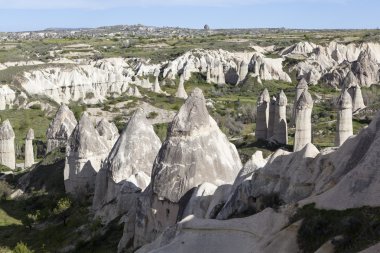 Rocks in the valley of love. Cappadocia. Turkey