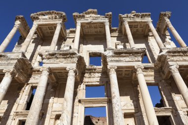 Efes, Türkiye. Cephe Celsus Kütüphanesi