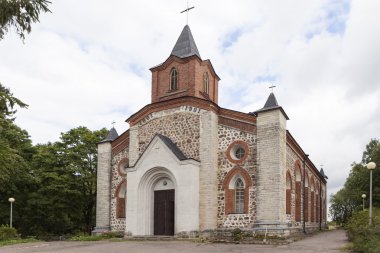 Kirch St. John the Baptist in Gubanitsah. Leningrad region. Russia.