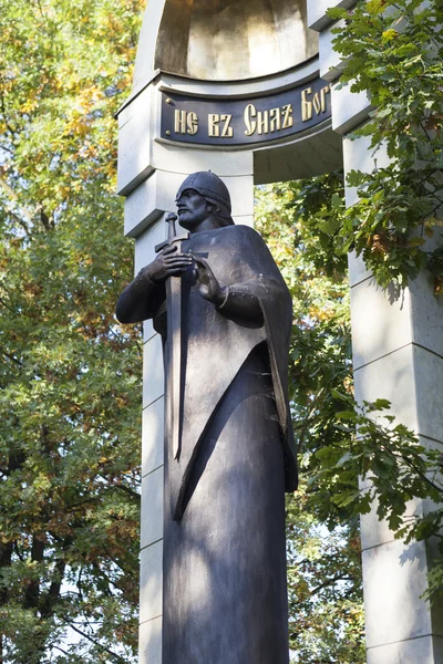 UST-IZHORA, RÚSSIA - 13 de setembro de 2015: Foto da Capela Memorial de Alexander Nevsky . — Fotografia de Stock