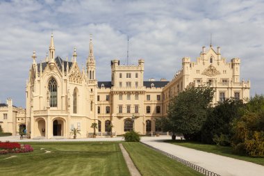 Kale Lednice. Çek Cumhuriyeti.