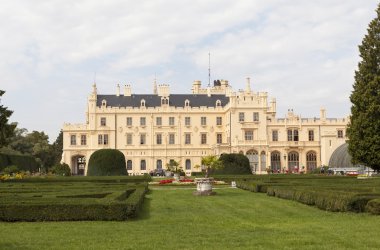 Castle Lednice fotoğrafı Lednice, Çek Cumhuriyeti - 03 Eylül 2015:.