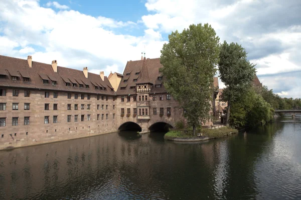 Hospital del Espíritu Santo. Nuremberg. Alemania . — Foto de Stock