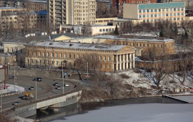 Eski bitki yönetimi Demidov binalar kompleksi. Nizhny Tagil. Sverdlovsk bölge. Rusya.