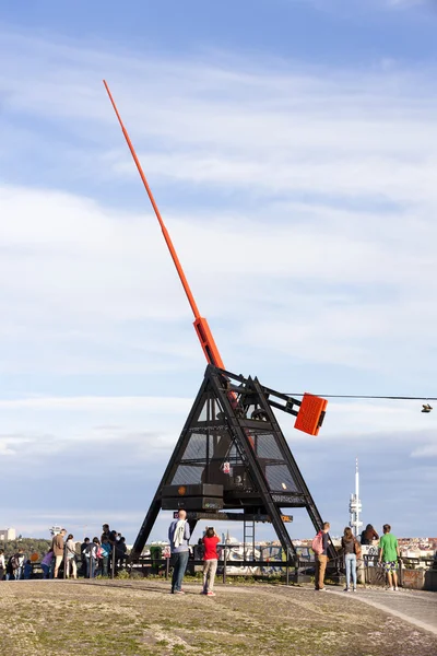 PRAGUE, CZECH REPUBLIC -  SEPTEMBER 05, 2015: Photo of The metronome in Prague. — Stock Photo, Image