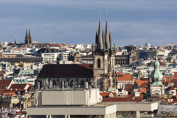 Tyn Church. Prague. Czech Republic.