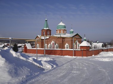 Holy Trinity Church. The village Taraskovo. Sverdlovsk region. Russia. clipart