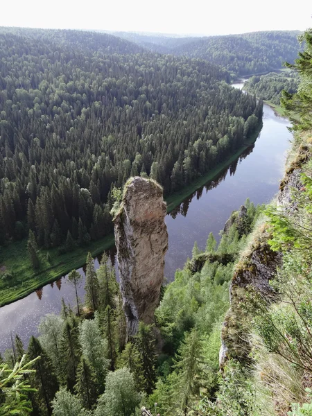 Usvinskie Polonyalılar. Rock Devil parmak. Perm Bölgesi. Rusya. — Stok fotoğraf