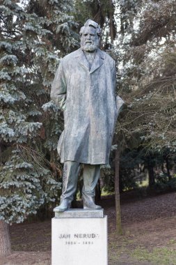 Fotoğraf, anıt, Jan Neruda Petrin Gardens.