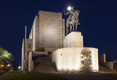 Jan Zizka Vitkov Hill atlı heykeli fotoğraf.