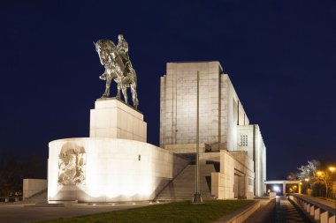 Jan Zizka Vitkov Hill atlı heykeli fotoğraf.