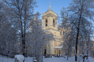 Alexander Nevsky Lavra Trinity Katedrali. St. Petersburg. Rusya.