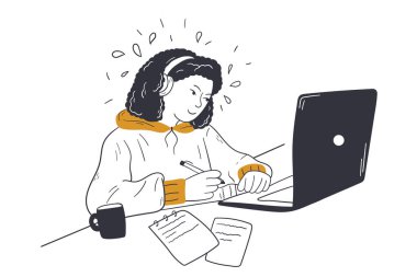 Çağrı merkezi, iş, müşteri hizmetleri kavramı