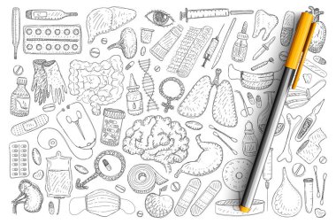 Tıbbi düzeltme elementleri karalama ayarlandı