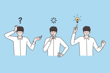 Harika fikir, yenilik, strateji konsepti.