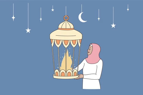 Concepto de celebración feliz ramadán mubarak — Vector de stock