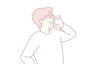 Hızlı bir jest, acil toplum mesajını ifade eden, dinamik duruş, miting çığlığı atan, elini kaldırmış enerjik bir figür ve toplum için güçlü bir şekilde savunan bir ağız.