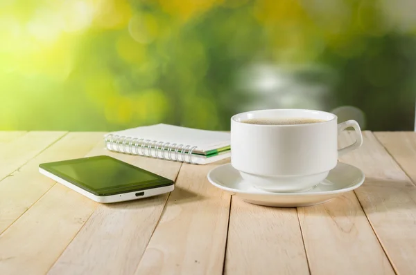 Tazza calda di caffè . — Foto Stock