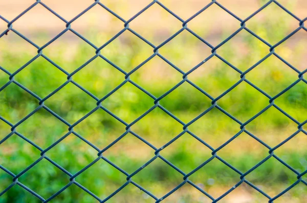 Metal kafes tel çit — Stok fotoğraf