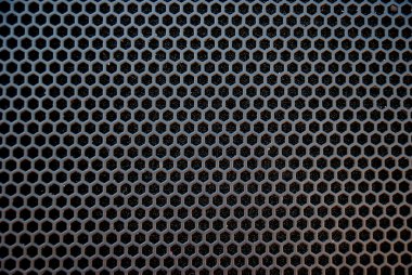 siyah hoparlör ızgara doku.