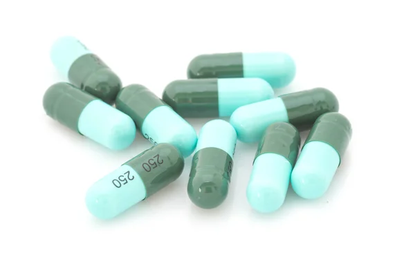 Medicina pillola isolata — Foto Stock