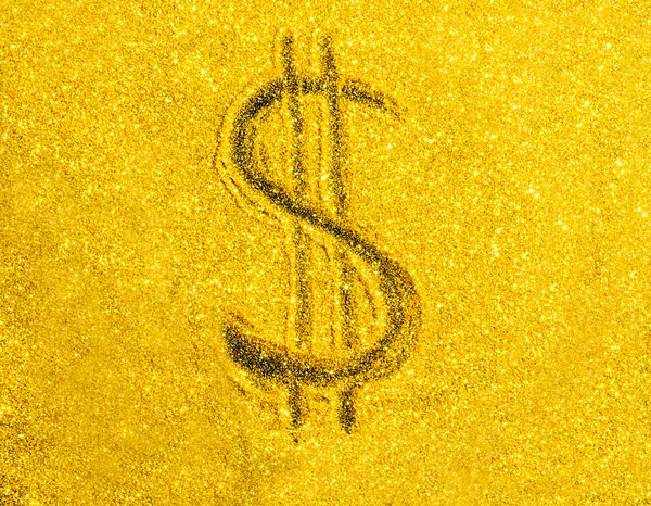 Nós símbolo dólar — Fotografia de Stock
