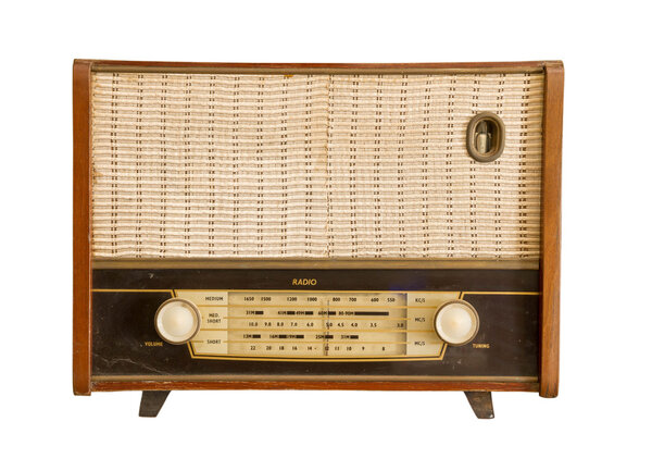 Vintage fashioned radio