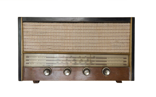 Vintage fashioned radio