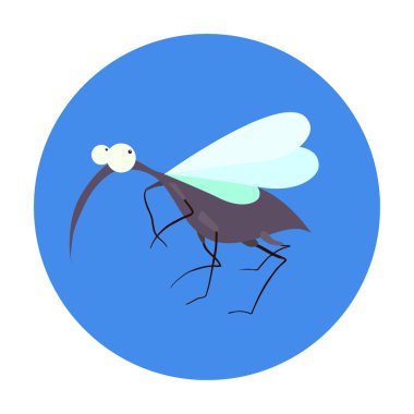 sevimli çizgi sivrisinek