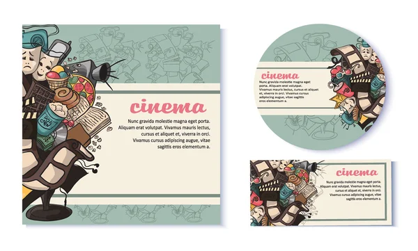 Film ile kart dizisini karalamalar