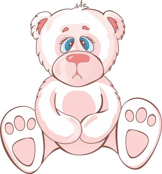 Cute teddy bear — Stock Vector