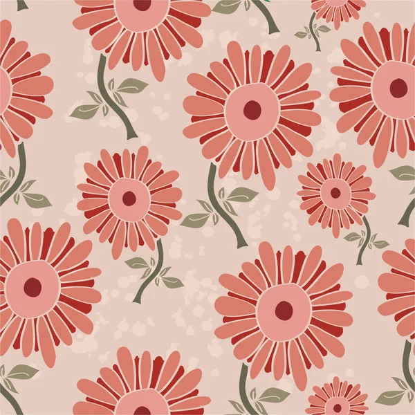 Modèle floral sans couture — Image vectorielle