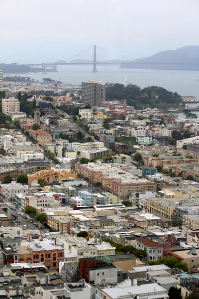 Lombard Street on Russian Hill San Francisco, California — Stock Photo, Image