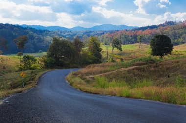 raod ülke tarafında Kuzey Tayland için