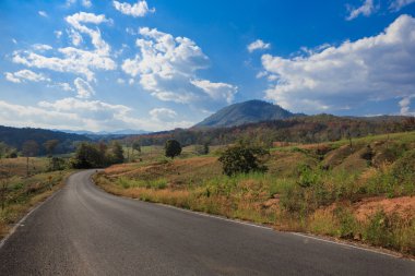 raod ülke tarafında Kuzey Tayland için