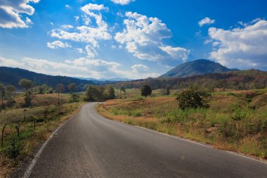 raod ülke tarafında Kuzey Tayland için