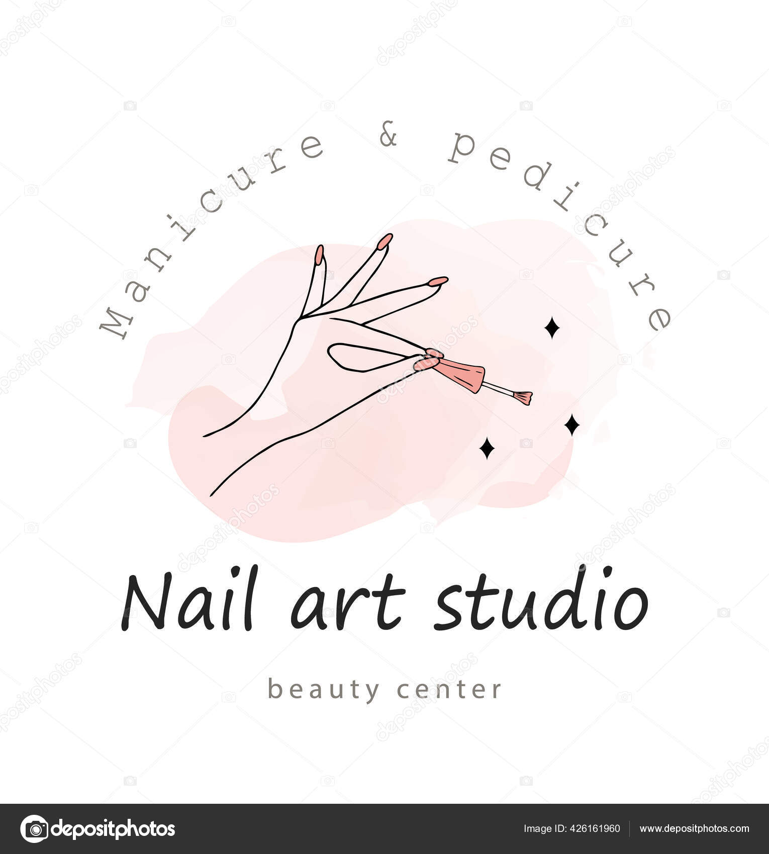 Nails Logo Collection Creative Unique Element Concept Stock Vector by  ©Holy_Studio 668501376